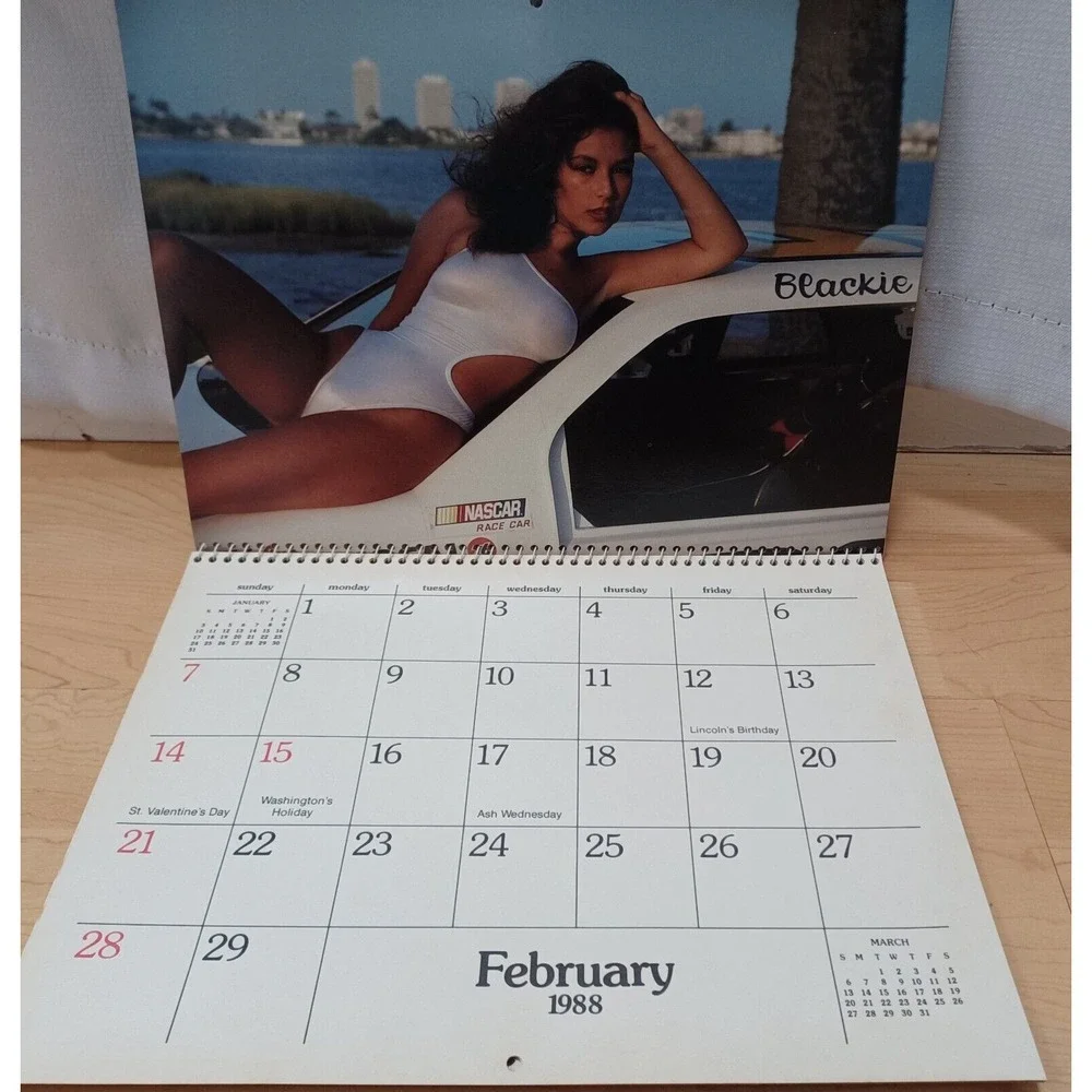 1988 Girls of Daytona Beach‎ Florida Calendar Bikinis Cars Bikes